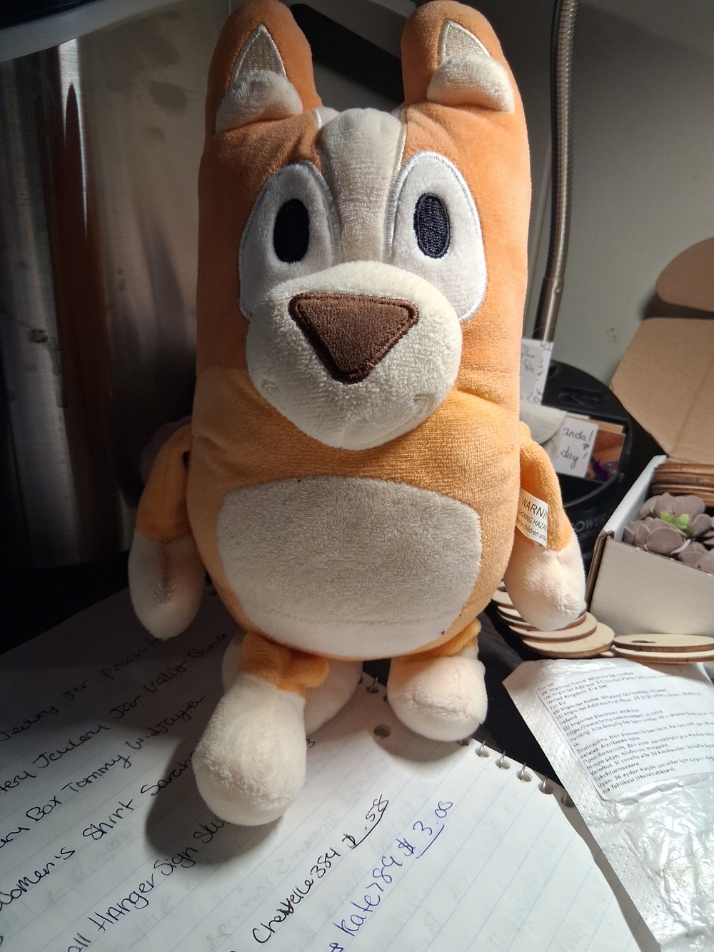 Plush Orange Fox Stuffed Animal - Soft Kids Toy